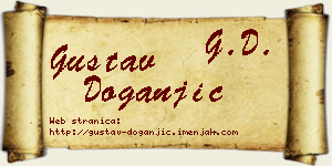 Gustav Doganjić vizit kartica